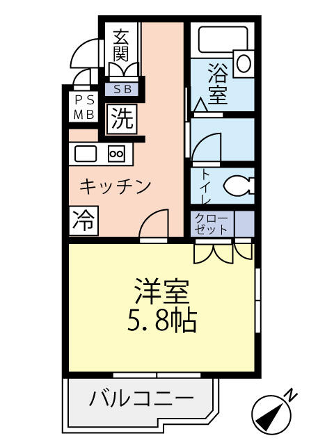 グランヴァン板橋本町エコ・ヴェルデの間取り