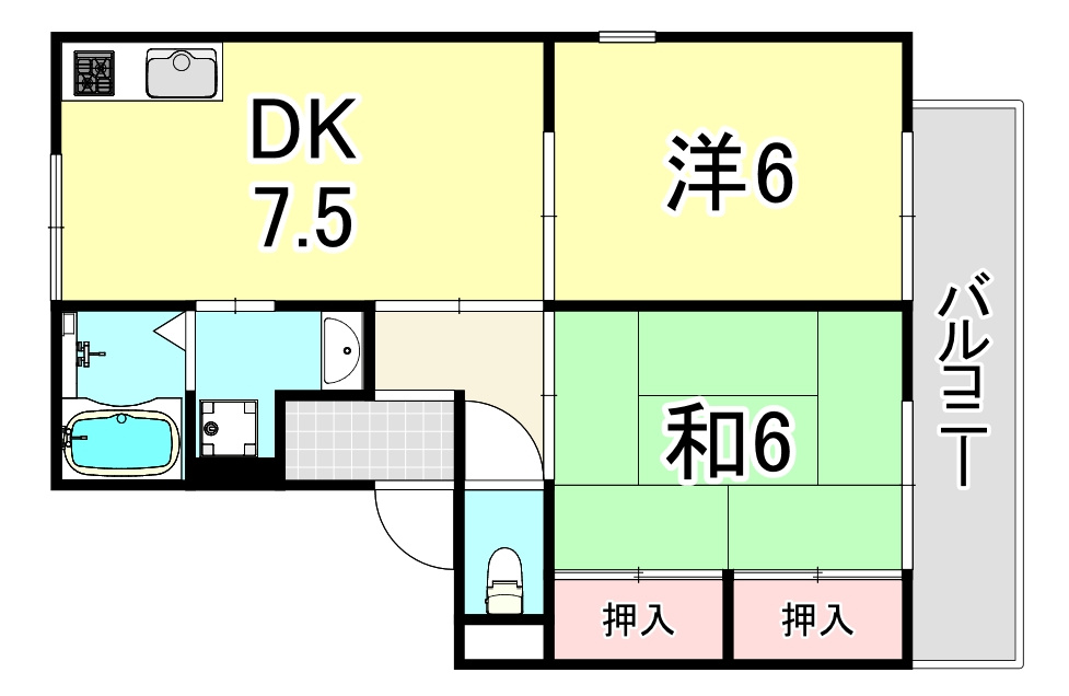 トロアメゾンA棟の間取り