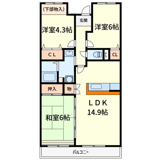 【間取り】 | クレールハイム