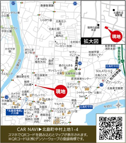 リナージュ北島町中村　01期の地図