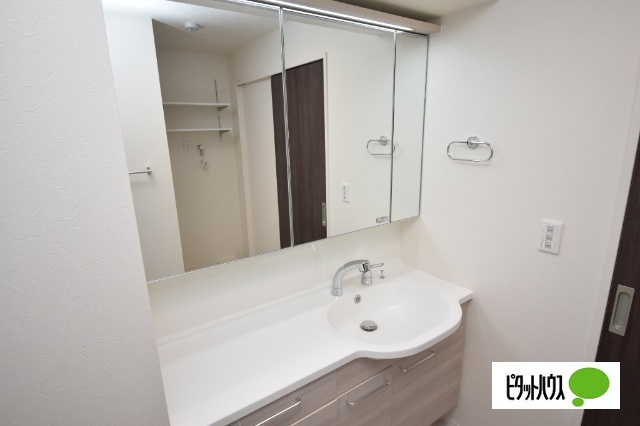 D-ROOM紅雲町Aの洗面所
