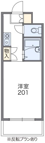 レオパレスＡＮＮＥＸ　ＨＩＹＯＳＨＩの間取り|代表的な間取のため実際の間取とは異なる場合があります