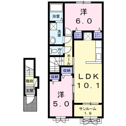 グラン　メゾン　フランの間取り