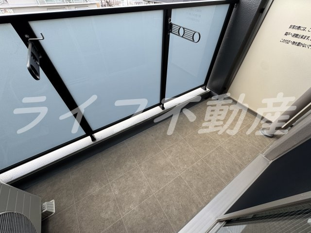 Metrosa深江橋のバルコニー|バルコニー付きです