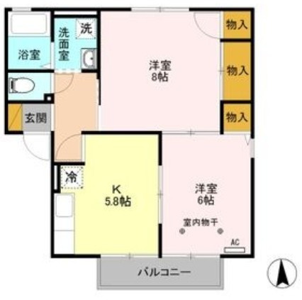 パミドールA・B・Cの間取り