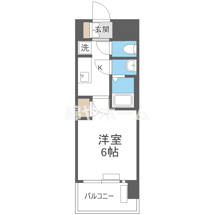 プレサンス桜川グロワールの間取り