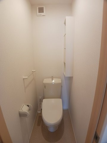 サンリット　アルファのトイレ|落ち着いたトイレです