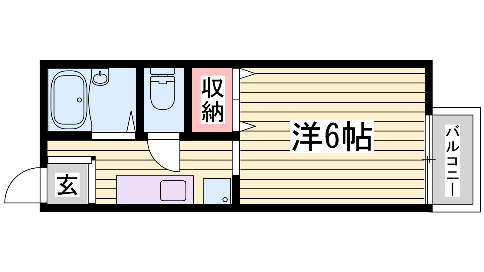 サンライフ・アイ E棟の間取り