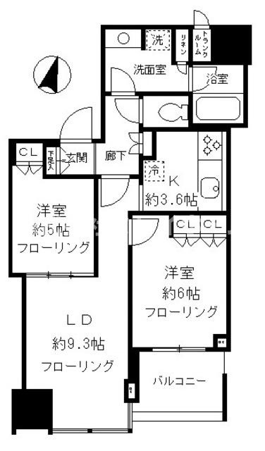 大崎ウエストシティタワーズEASTの間取り