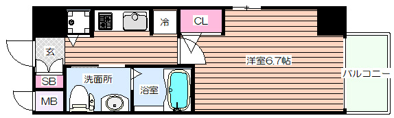 【間取り】 | アドバンス新大阪Ⅵビオラ