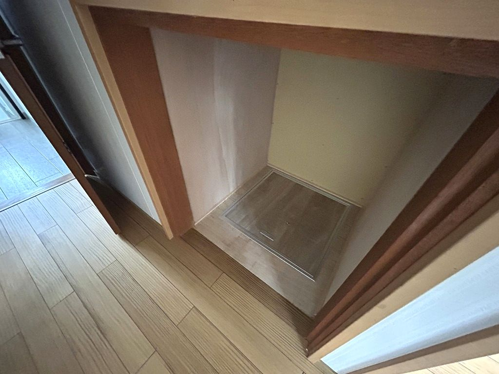 いの町枝川貸家の収納