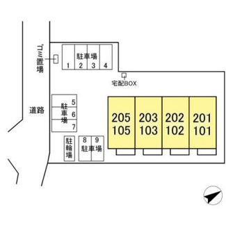 【区画図】 | Grand Rise Tsukuba D棟