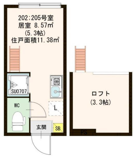 【間取り】 | CFハイツ和田