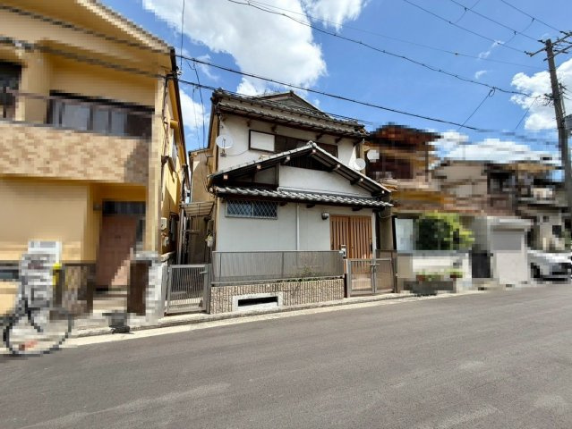 土師町５丁　売土地の前面道路含む現地写真