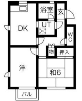 ハイツサニーヒル東棟の間取り