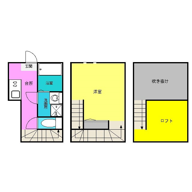 コーポバンラック吉塚の間取り