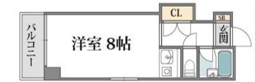 グランドール長堀の間取り