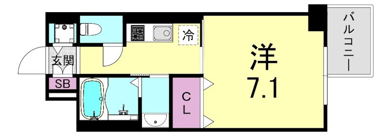 アール大阪グランデの間取り