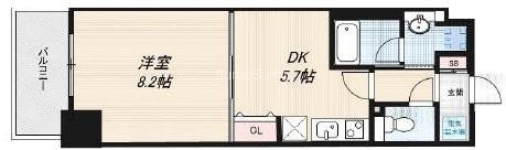 アーバンステージ安堂寺Ⅰの間取り