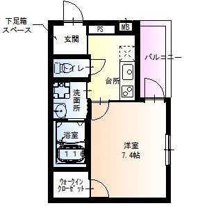 フジパレス灘Ⅰ番館の間取り