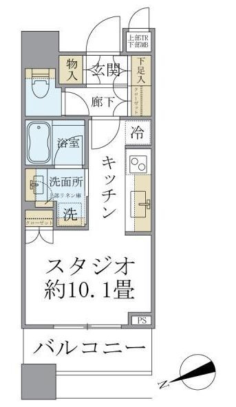 ＢｒｉｌｌｉａＴｏｗｅｒｓ目黒サウスレジデンスの間取り