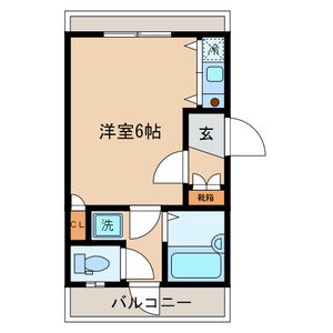 プランドール大原の間取り