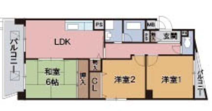 エスポワール（淀川）の間取り