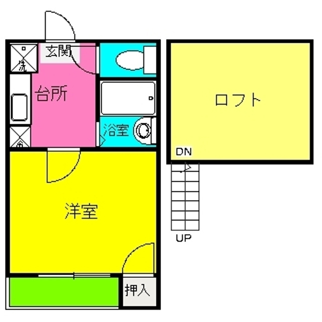 プリメーラ竹下の間取り