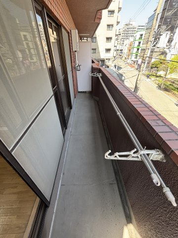 青風ハイツのバルコニー