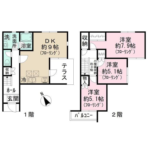 メルヴェイユ恵比寿の間取り