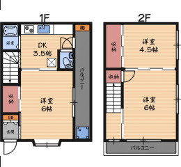 堀切町戸建の間取り
