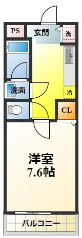 コリーヌ二色の間取り