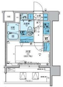 【間取り】 | リヴシティ横濱新川町弐番館