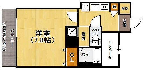 パティオス平尾の間取り