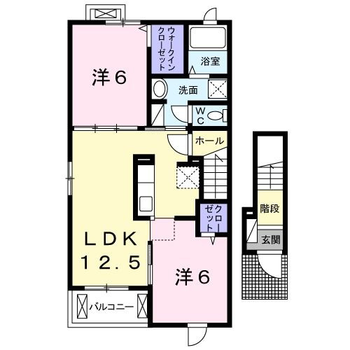 プラステート．Ｓ　　 刈谷市近郊の賃貸はクラスホームの間取り