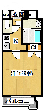 プレシャス小林の間取り