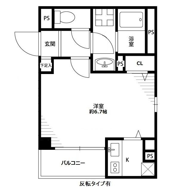 アンプルール フェール S,Sの間取り