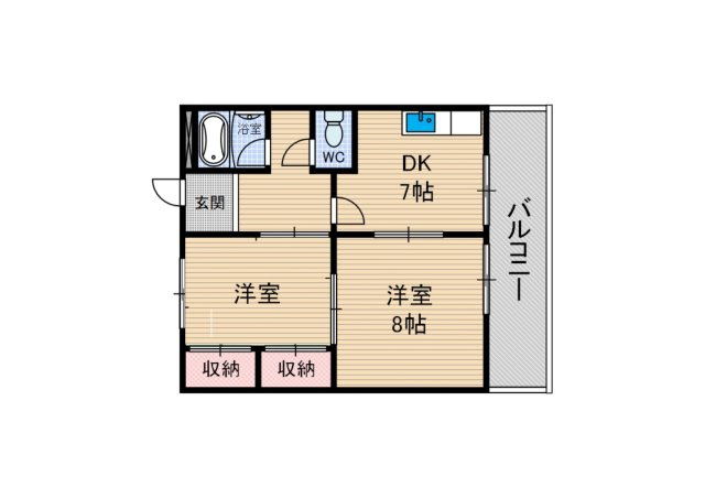 富士マンションの間取り