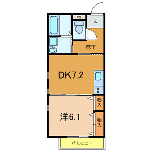 メゾン植野の間取り