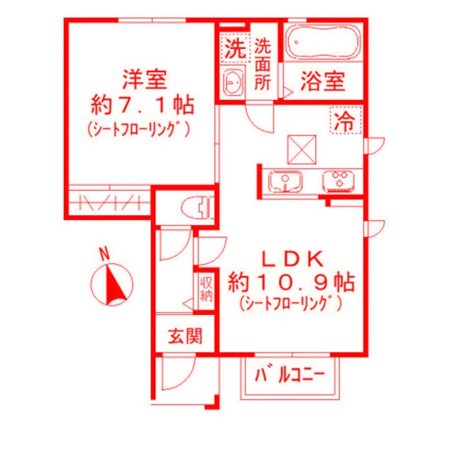 Auraの間取り