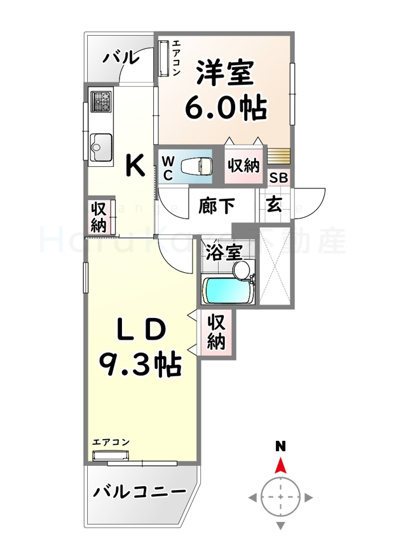 【間取り】 | 富士ビル第3【名古屋市賃貸・南向き】