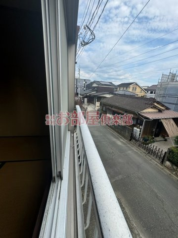末崎アパートのバルコニー|広々としたバルコニーです