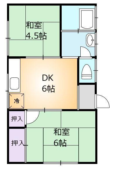 末崎アパートの間取り