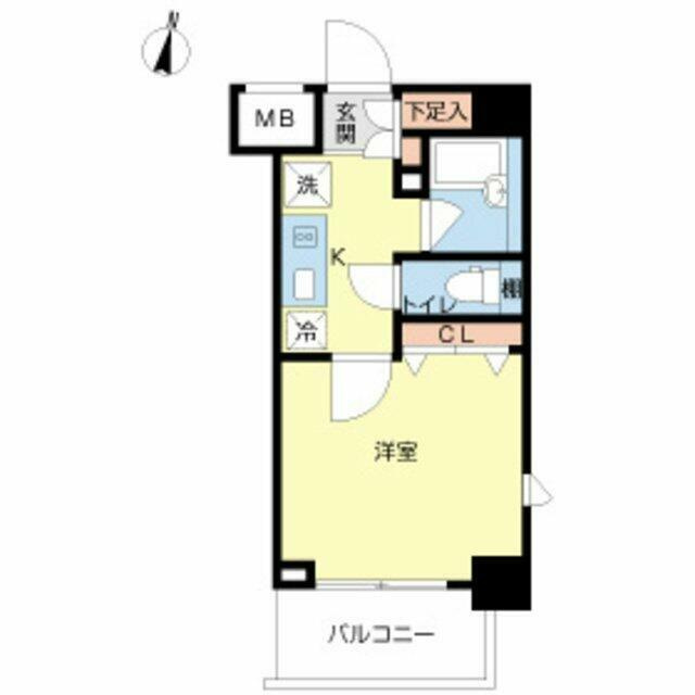 スカイコート押上壱番館の間取り