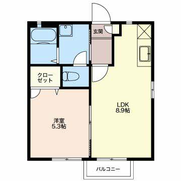 ウイステリアの間取り