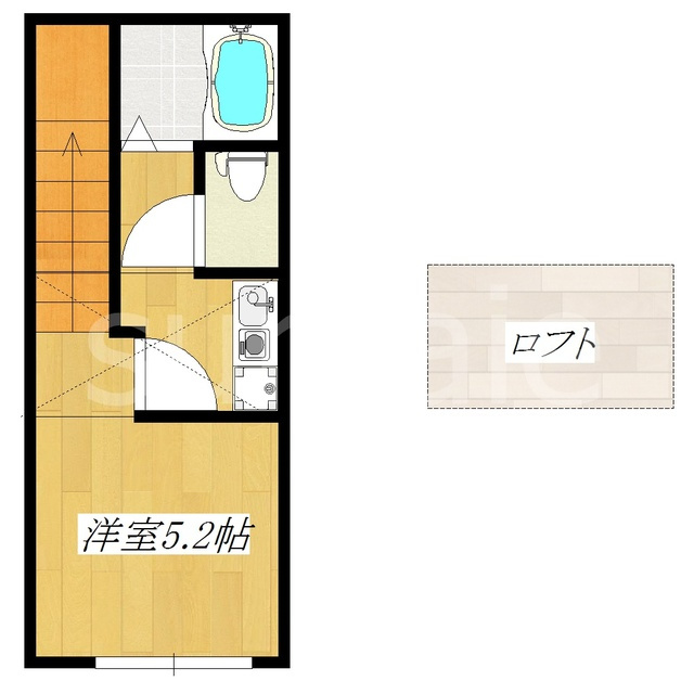 レジデンツ赤羽の間取り|ロフト付きのお部屋です☆ミ