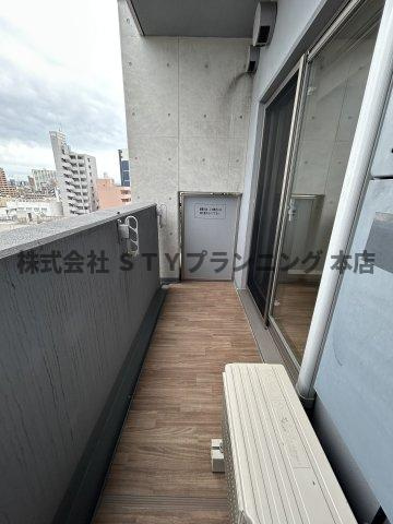 仲介手数料0円！ロータス本陣通のバルコニー