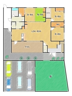 【間取り】 | 豊見城市伊良波戸建て