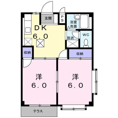 【間取り】 | エルディム秀和
