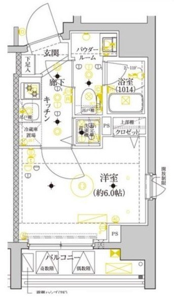 セジョリ横浜ウエストの間取り